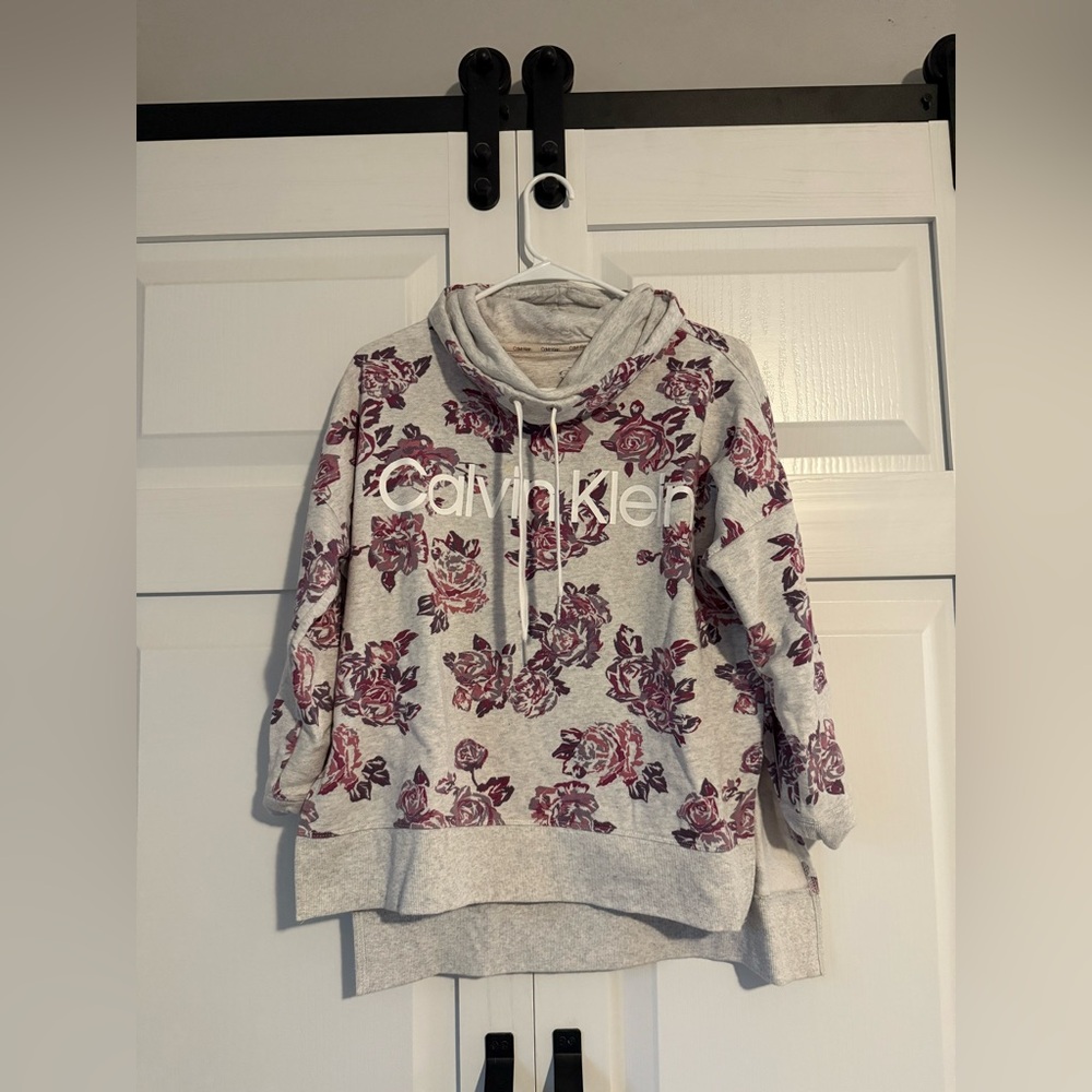 Calvin Klein floral sweatshirt
